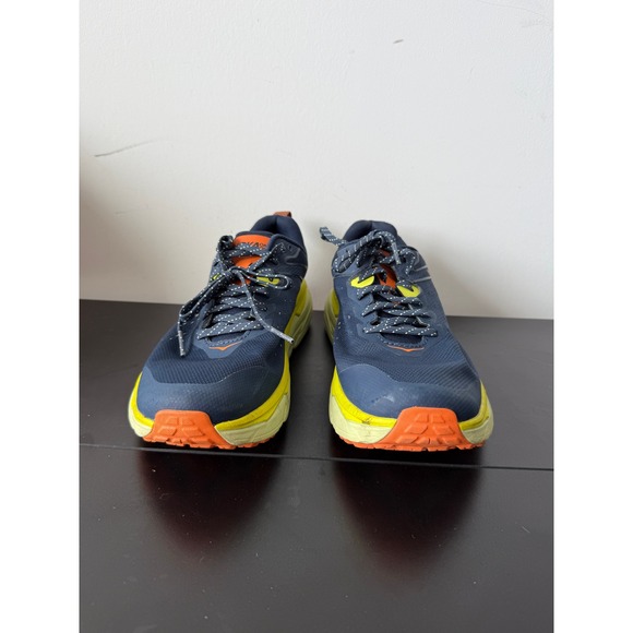 Hoka One One Challenger ATR 6 GTX Mens 9.5D Trail Running Shoes Navy Yellow main image 11